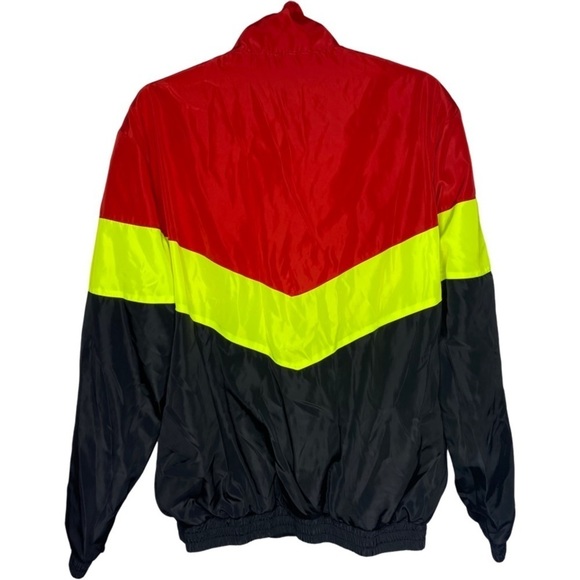 𝅺RETRO Track Full-Zip Jacket - Red/Yellow/Black - Large - Picture 8 of 11